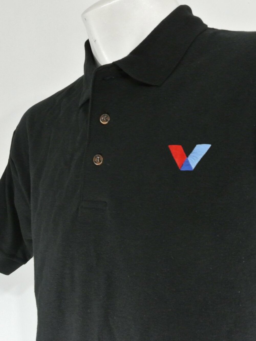 VALVOLINE Great Canadian Oil Black Polo Shirt Employee Uniform Size L Large